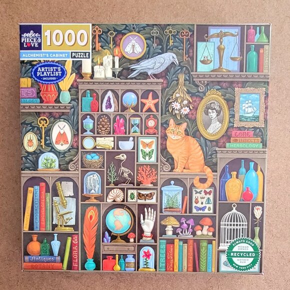 ALCHEMIST'S CABINET by eeBoo Jigsaw Puzzle 1000 pieces - Picture 3 of 7
